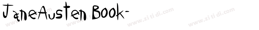 JaneAusten Book字体转换